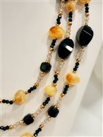 Collana Rudelli Zambetti Gioielli Donna Morgana gioielli in argento in Pietre dure Onice CM3 - CM3